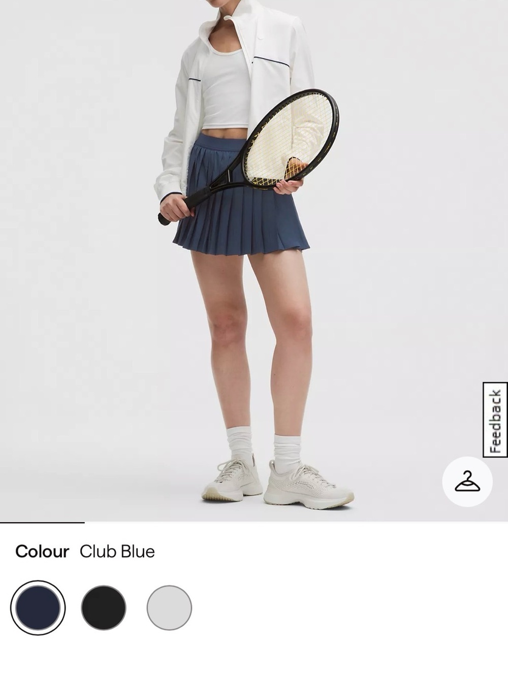 Lululemon High Rise Pleated Tennis Skirt